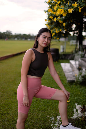 Saffron Shorts in Coral (XS)