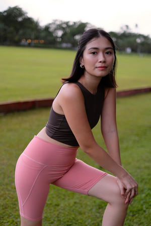 Saffron Shorts in Coral (XS)